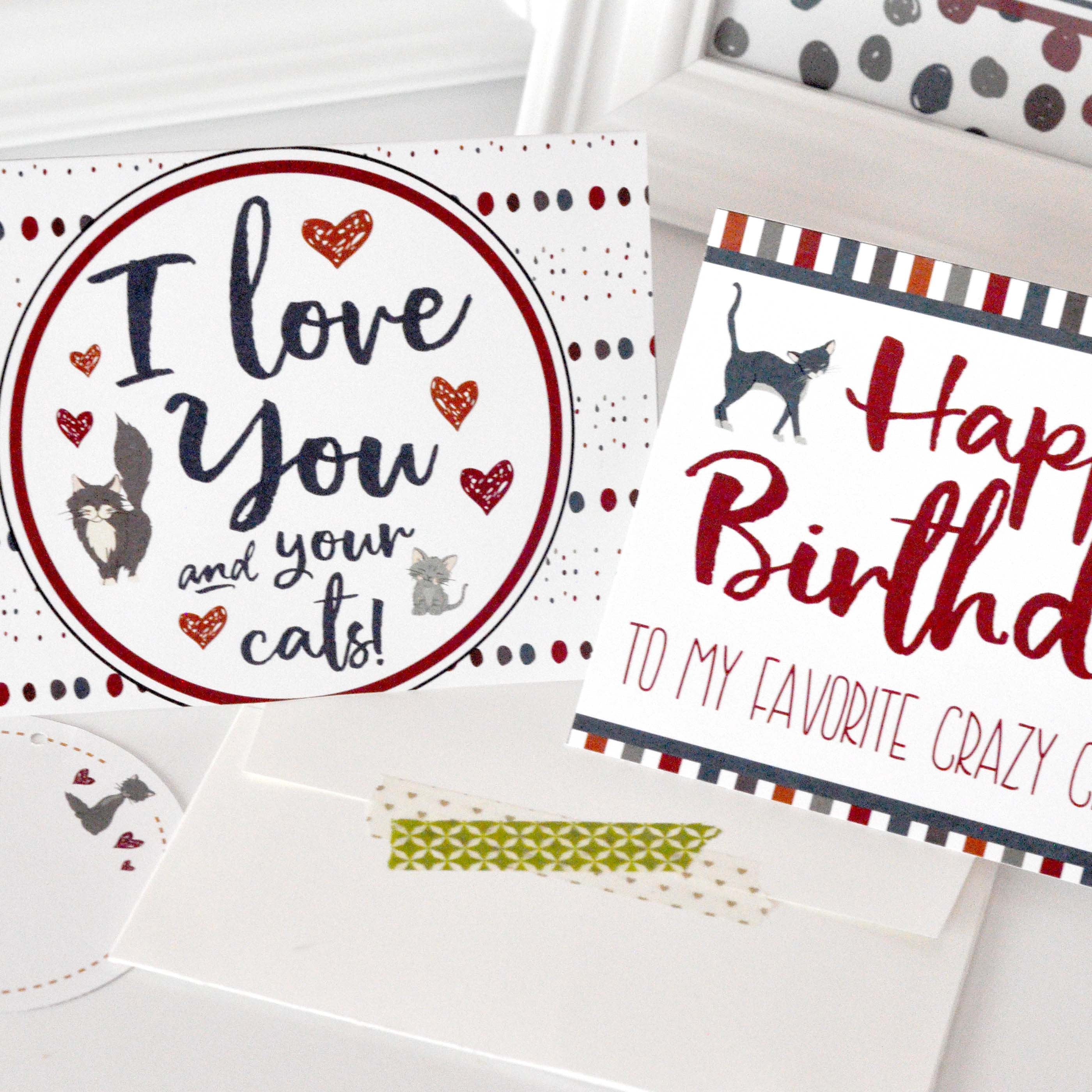 Cat Lovers Printable Kit Ministering Printables