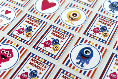 Monster Memory Printable Game – Ministering Printables