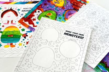 Monster Games Printable Kit | Printable Downloads Kids Games & Activities Monsters