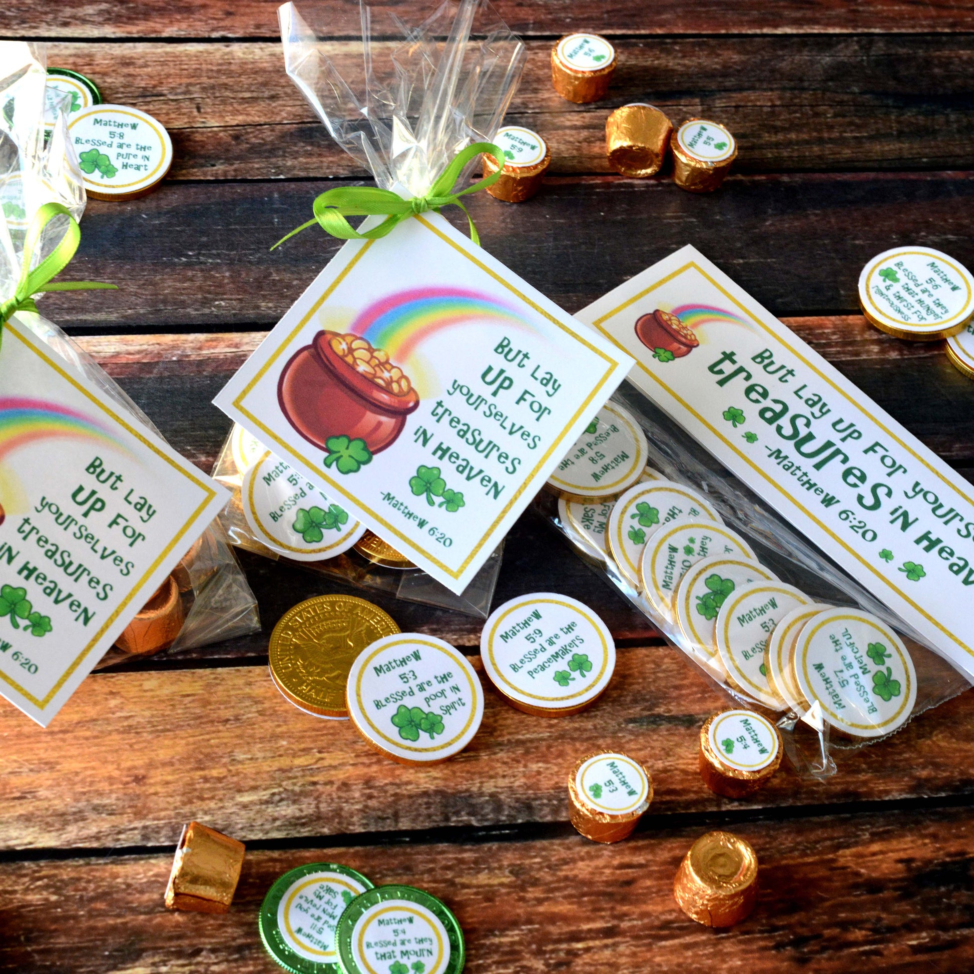 St. Patrick&#39;s Day Scripture Beatitudes Printable Kit | Christian St. Patrick&#39;s Day Kid Activity | St. Patrick&#39;s Day Scipture Family Game