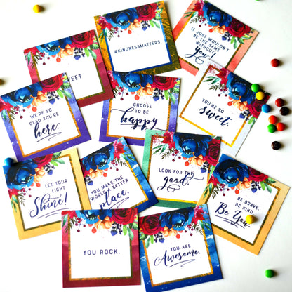 LDS Girls Camp Pillow Treat Tags | Young Women Tuck In Treats | YW Treat Tags