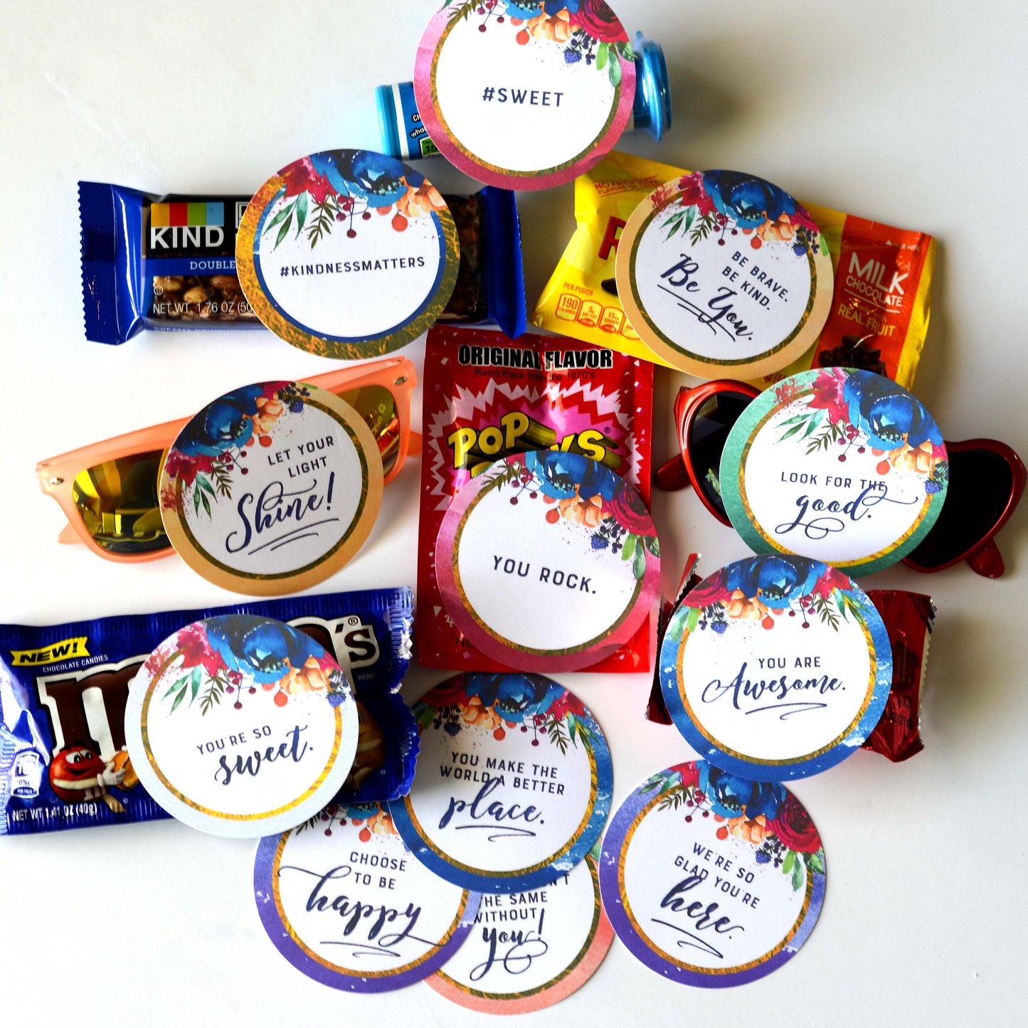 LDS Girls Camp Pillow Treat Tags | Young Women Tuck In Treats | YW Treat Tags