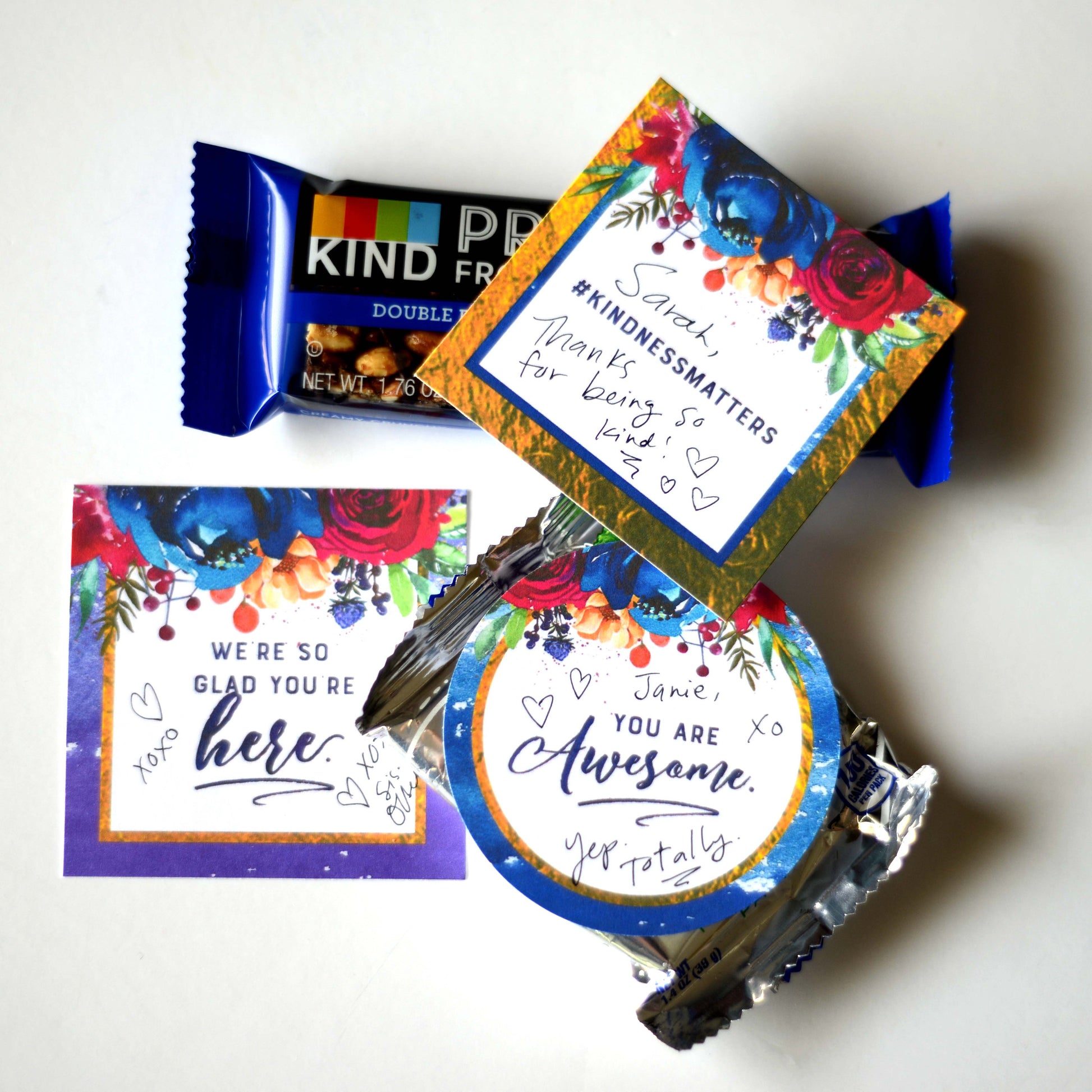 LDS Girls Camp Pillow Treat Tags | Young Women Tuck In Treats | YW Treat Tags