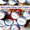 LDS Girls Camp Pillow Treat Tags | Young Women Tuck In Treats | YW Treat Tags