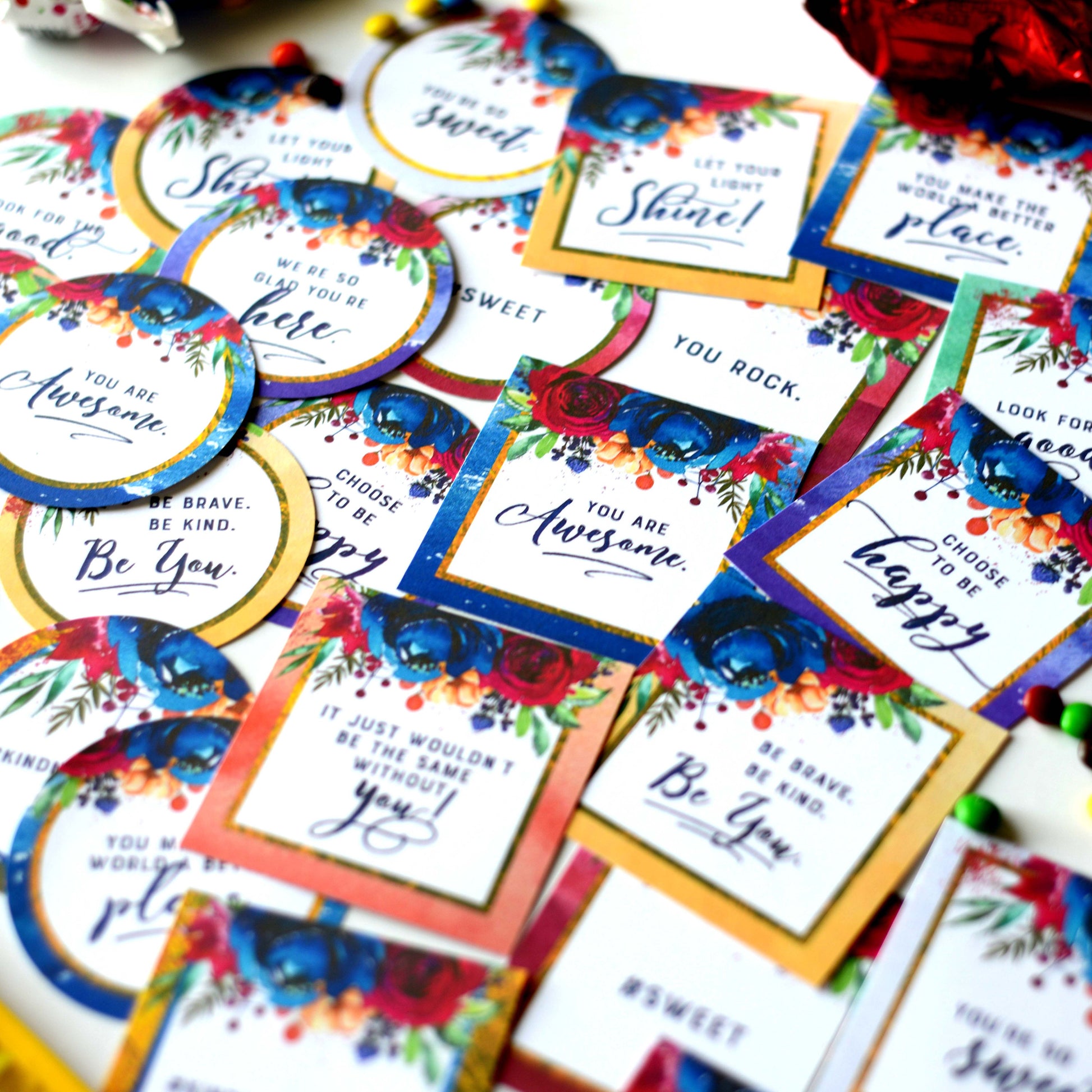 LDS Girls Camp Pillow Treat Tags | Young Women Tuck In Treats | YW Treat Tags