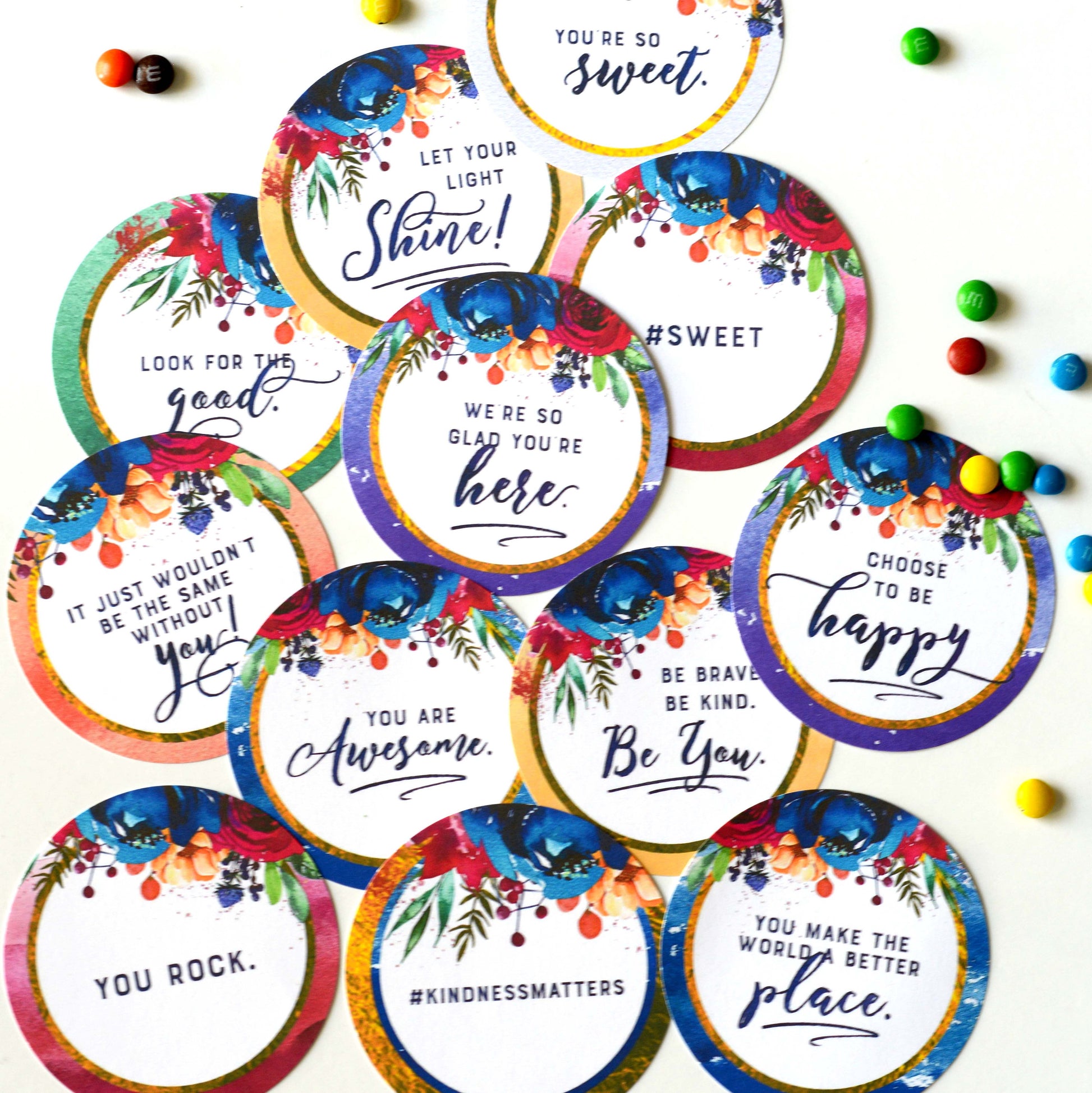 LDS Girls Camp Pillow Treat Tags | Young Women Tuck In Treats | YW Treat Tags