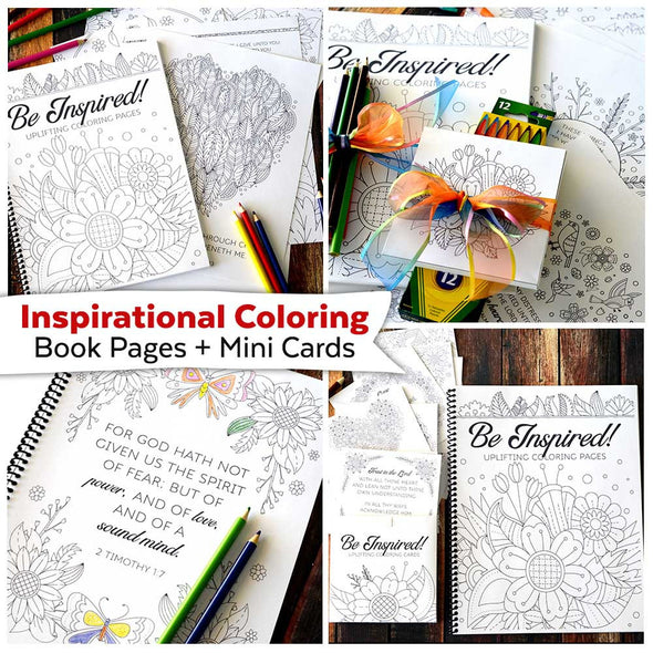 Inspirational Coloring Book Pages | Bible Verse Coloring Pages
