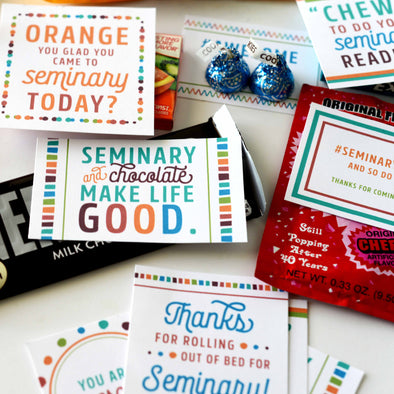 Doctrine & Covenants LDS Seminary Candy Tags – Ministering Printables