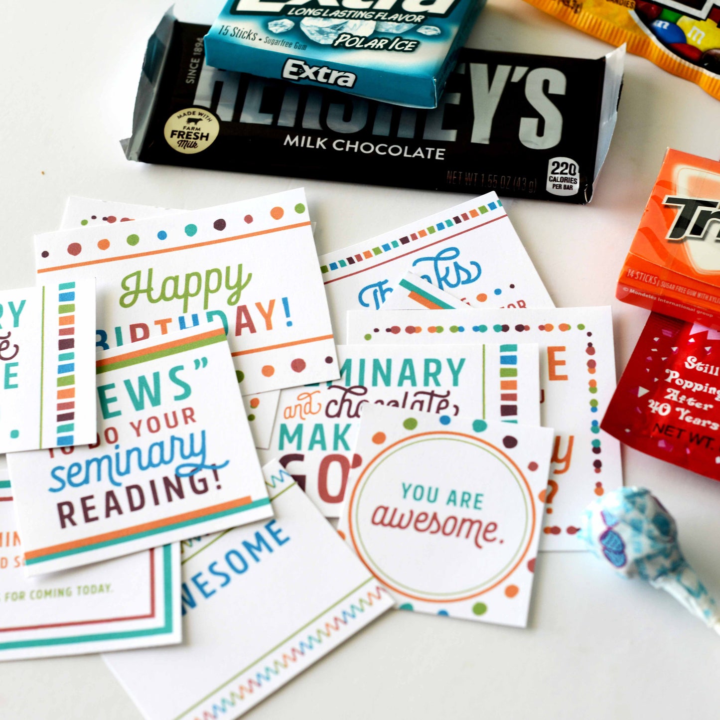 Doctrine & Covenants LDS Seminary Candy Tags