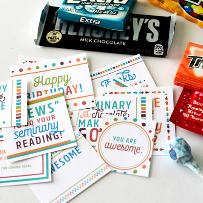 Doctrine & Covenants LDS Seminary Candy Tags