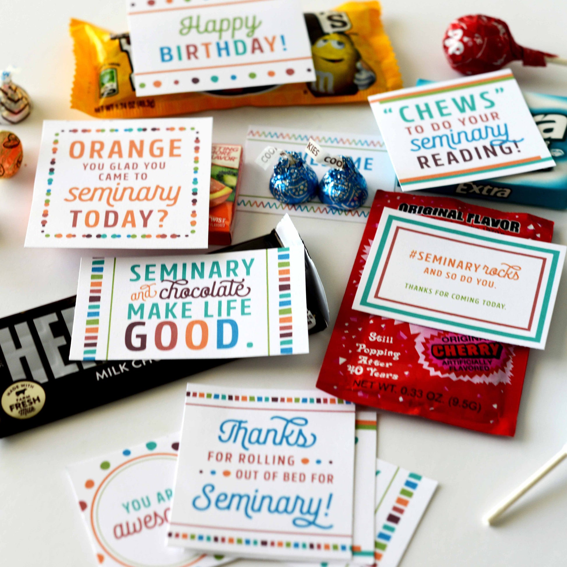Doctrine & Covenants LDS Seminary Candy Tags