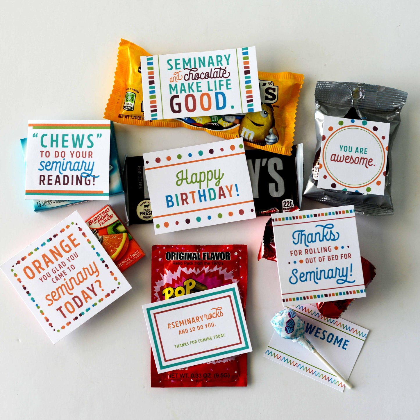 Doctrine & Covenants LDS Seminary Candy Tags