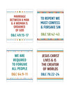 Doctrinal Mastery Posters for Doctrine & Covenants |  LDS Seminary Doctrinal Mastery Topics Posters