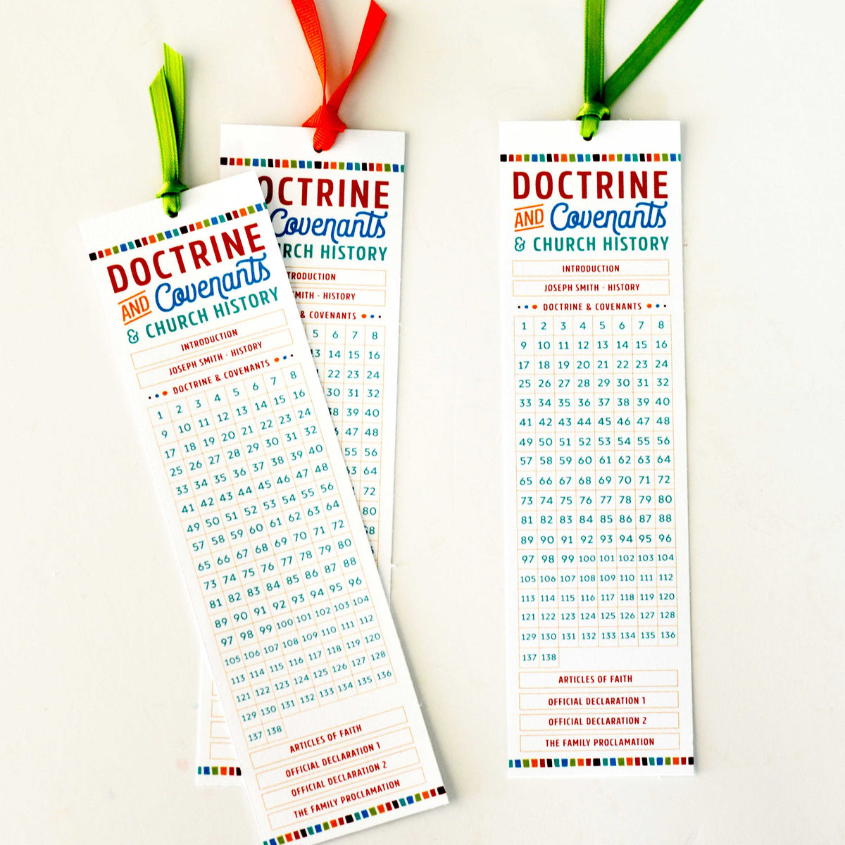 Doctrine and Covenants LDS Seminary Bookmarks – Ministering Printables