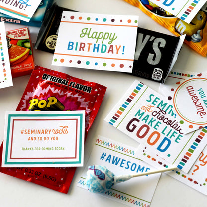 Doctrine & Covenants LDS Seminary Candy Tags