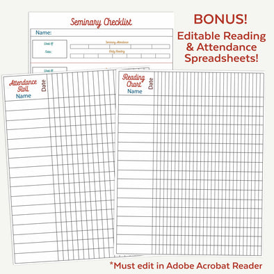 Doctrine & Covenants Seminary Printable Kit – Ministering Printables