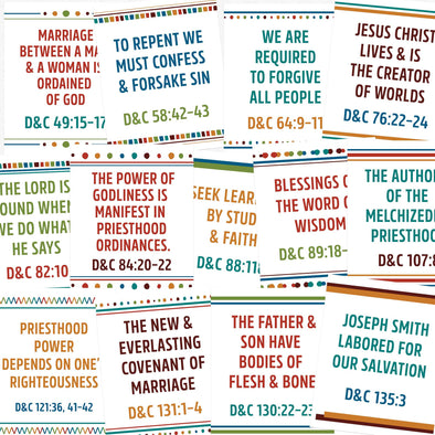 Doctrinal Mastery Posters for Doctrine & Covenants – Ministering Printables