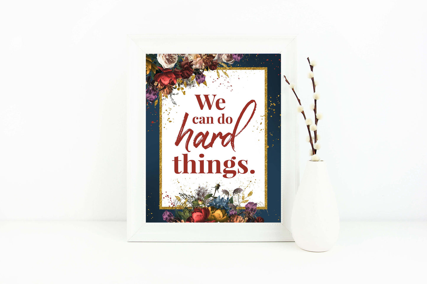 We Can Do Hard Things Inspirational Poster Printable | Mutual 2019 Young Women Printable | Instant Digital Download