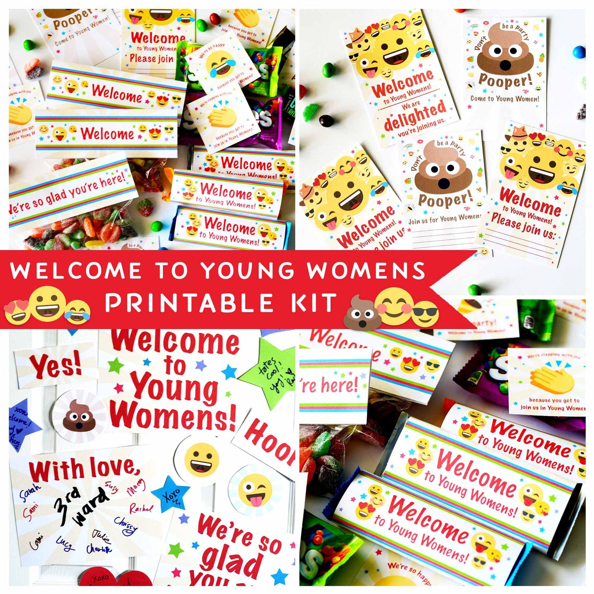 Welcome to Young Womens Printable Kit | Welcome Kit of Latter-day Saint Young Women