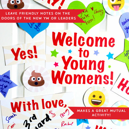 Welcome to Young Womens Printable Kit | Welcome Kit of Latter-day Saint Young Women
