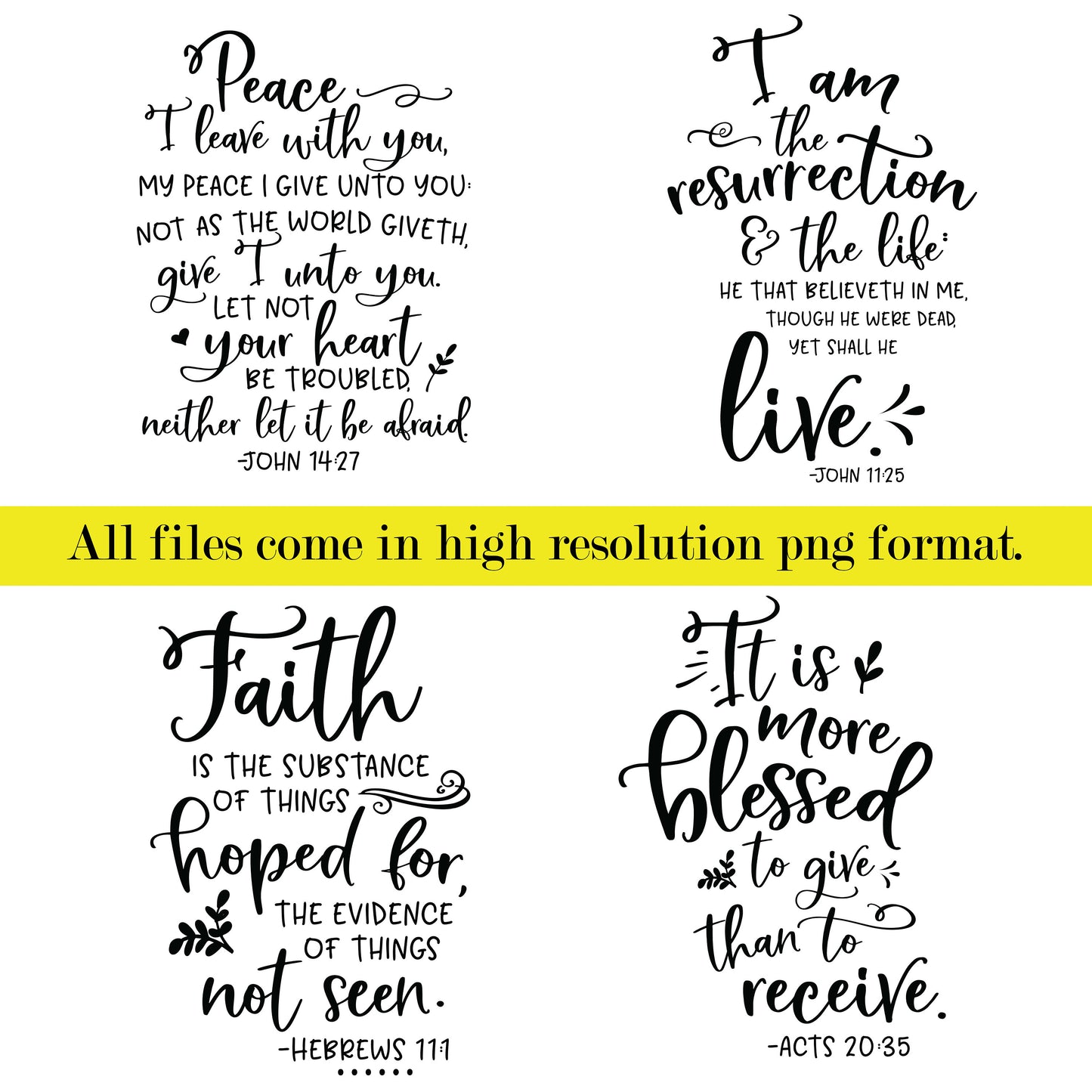 New Testament Word Art | PNG Bible Word Art