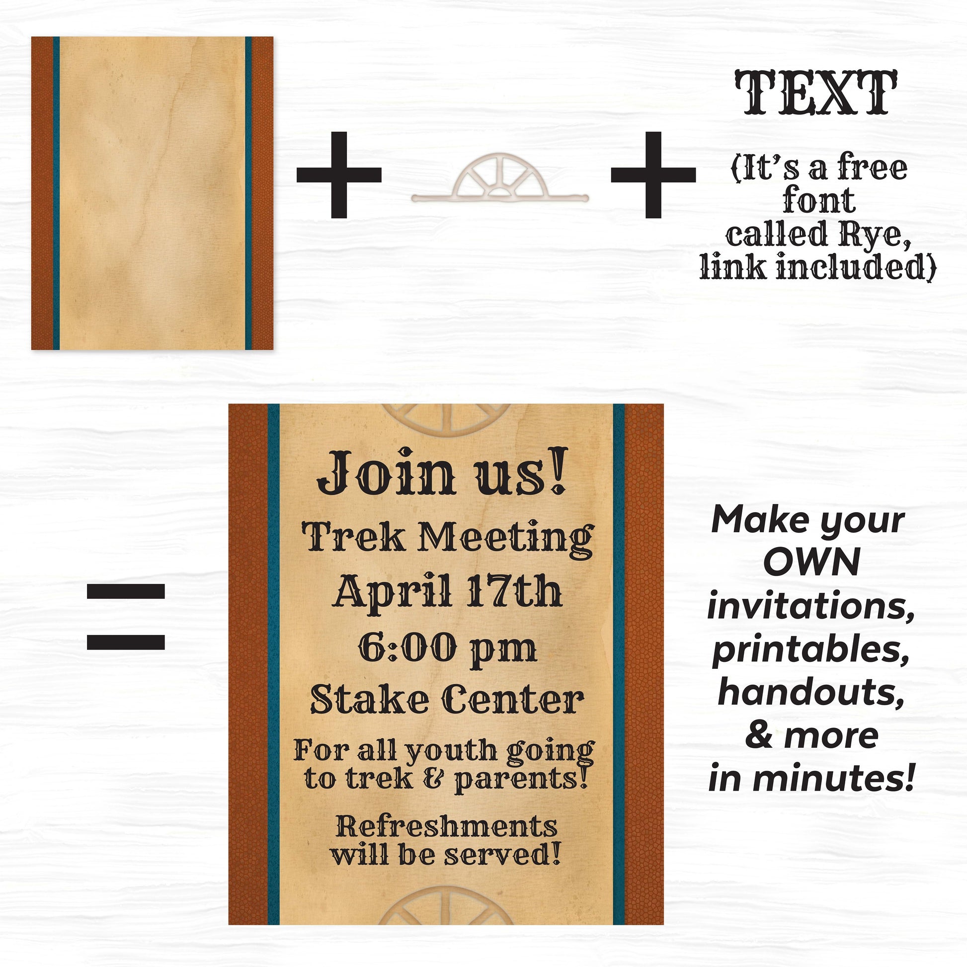 Trek Journal | LDS Trek Journal Printable Kit