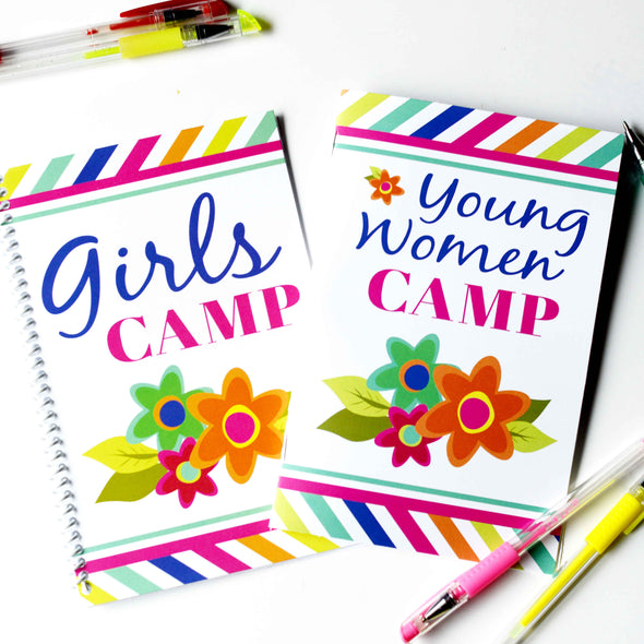 LDS Girls Camp Printable Journal Kit | Young Women Journal