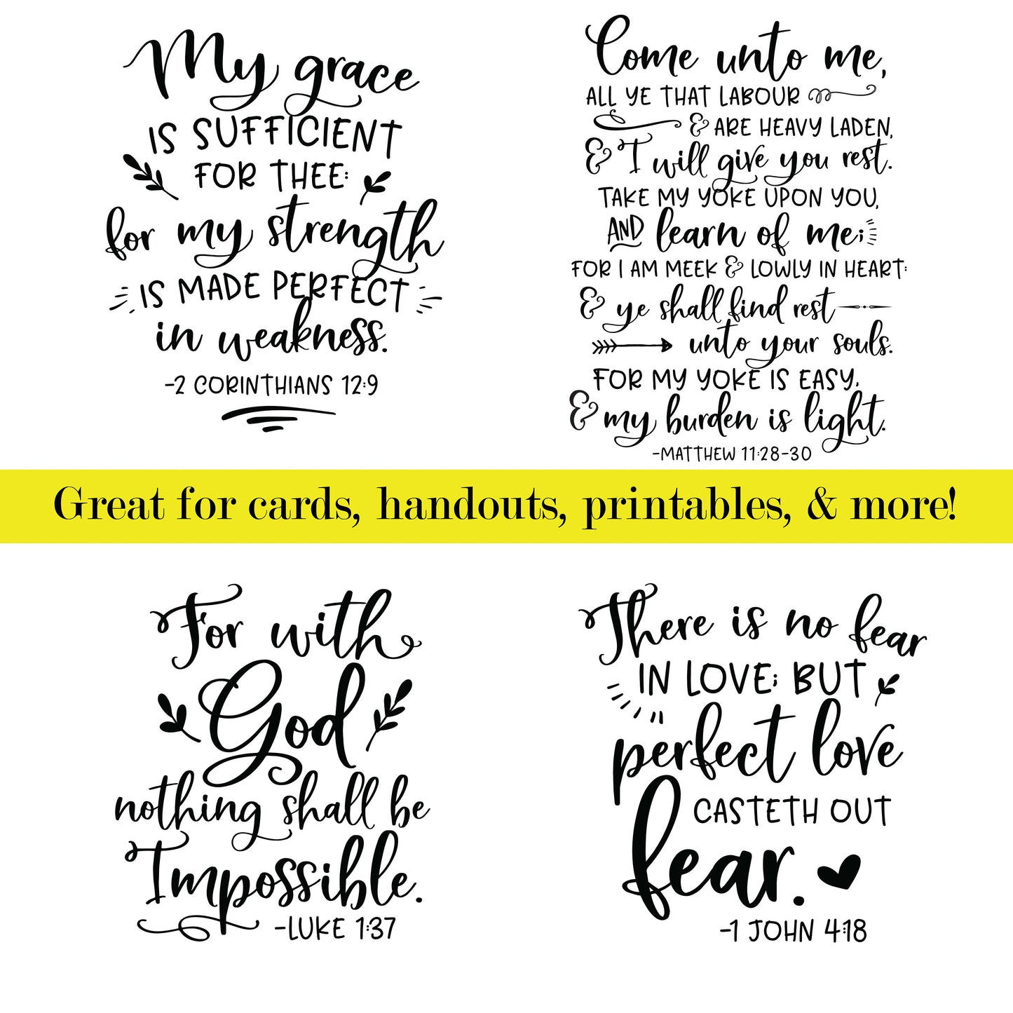 New Testament Word Art | PNG Bible Word Art