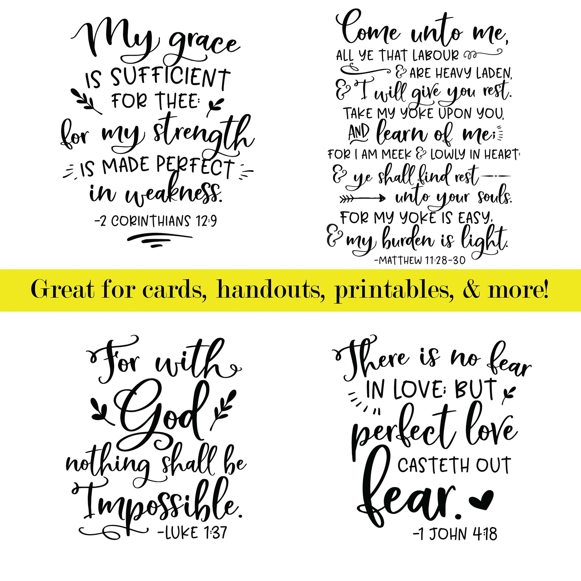 New Testament Word Art | PNG Bible Word Art