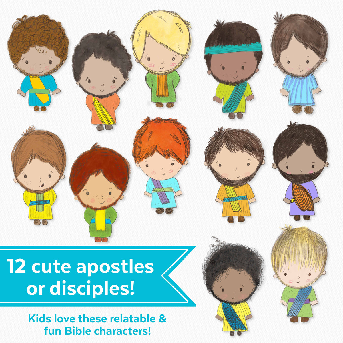 Bible Apostle/Disciple Clip Art | Christian Clip Art | Free Commercial ...