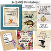 Alice in Wonderland Printable Kit | Alice in Wonderland Party Event | Alice in Wonderland Quote Printables | Alice in Wonderland Party