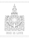Temple Coloring Pages | Latter-day Saint Temple Coloring Pages