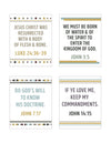 New Testament Seminary Doctrinal Mastery Posters |  LDS Seminary Doctrinal Mastery Topics Posters