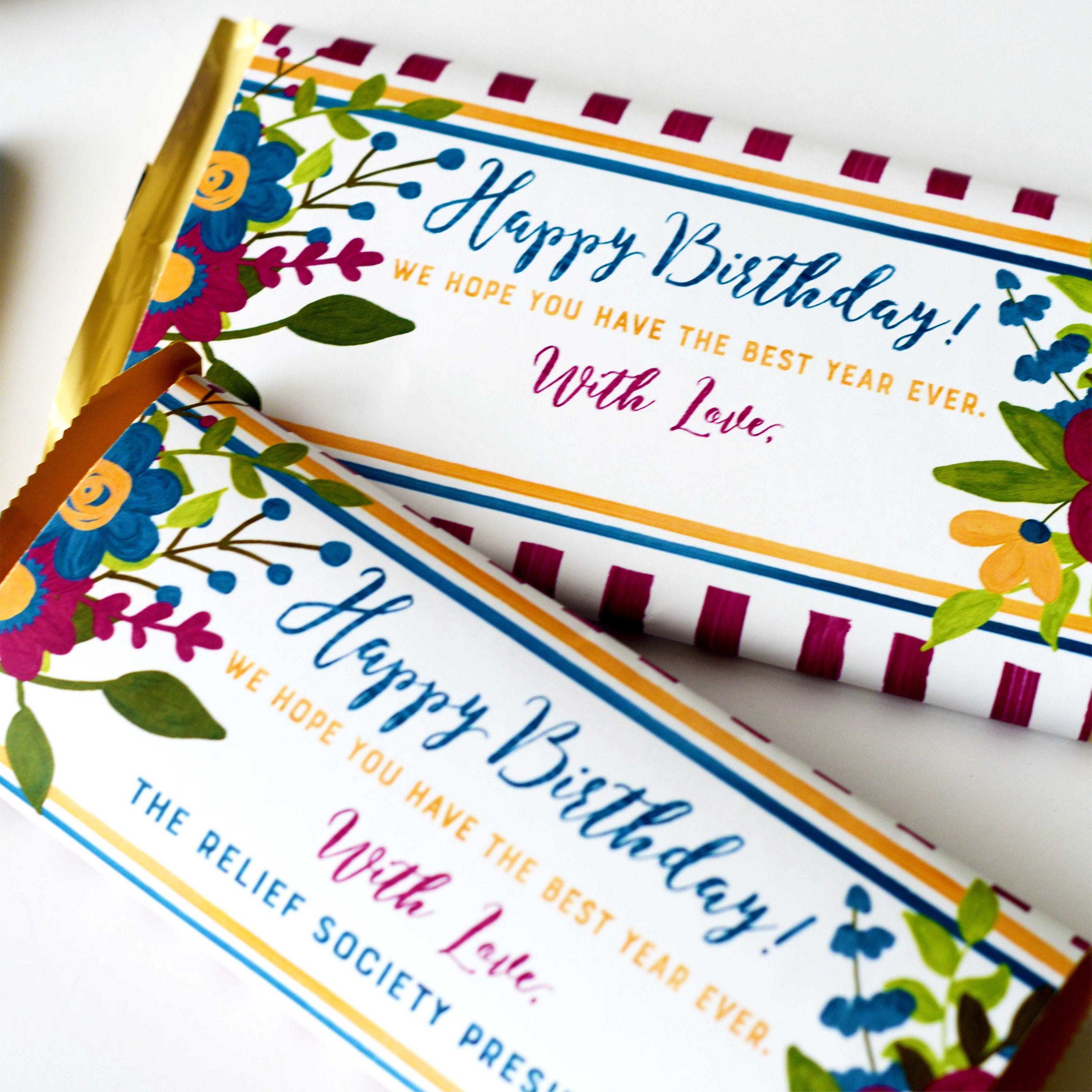 Candy Wrappers Ruta Birthday Candy Bar Wrappers