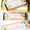 Relief Society Birthday Chocolate Candy Bar Wrapper - Rose Floral Birthday Gift
