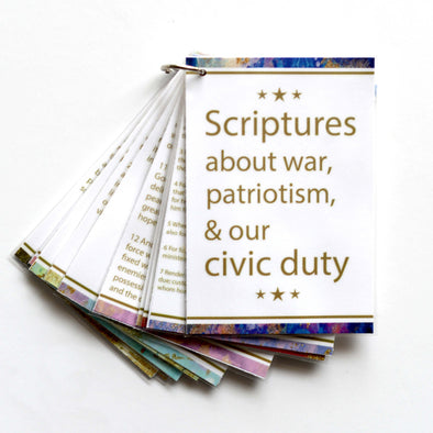 The Stripling Sister Printable Scripture Booklet | Scriptures for Latter-day Saint Armed Services Members
