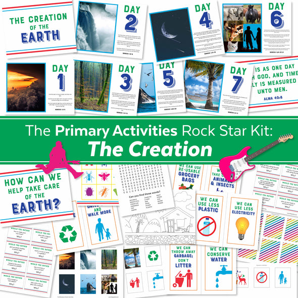 The Primary Activities Rock Star Kit: The Creation | LDS Primary Activities Complete Kit