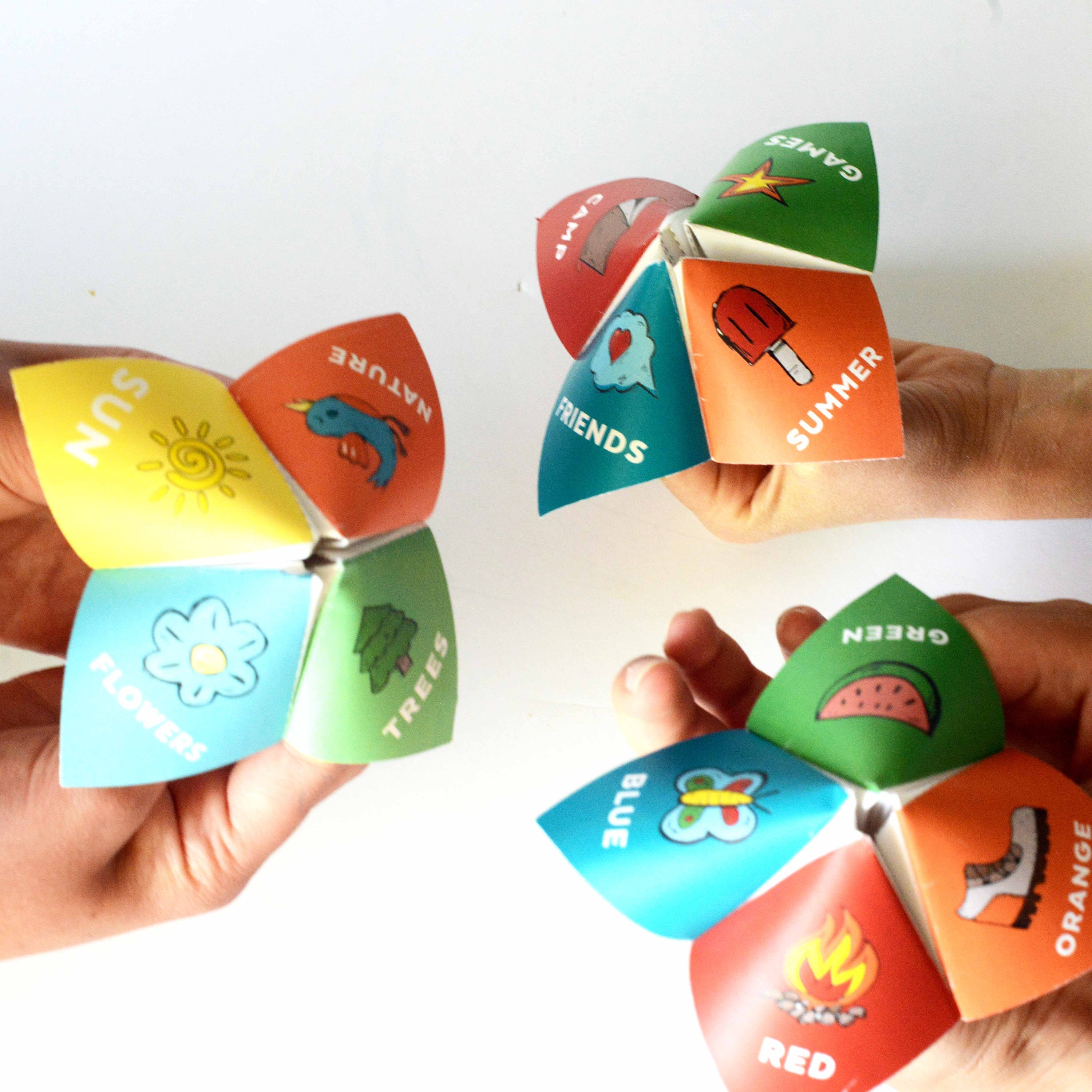 Camping Cootie Catchers/Fortune Tellers – Ministering Printables