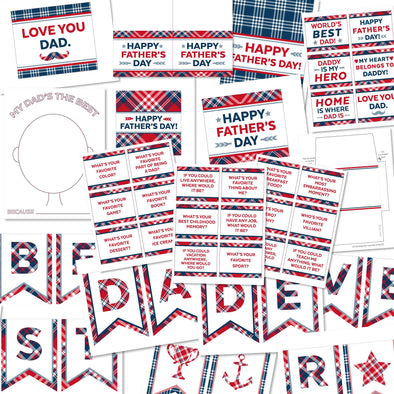 The Fabulous Father's Day Printable Kit for Dads! – Ministering Printables