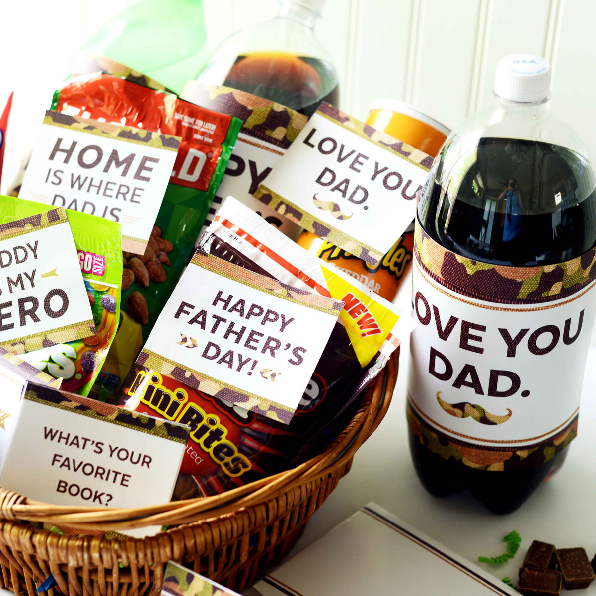 The Cool Camouflage Father's Day Printable Kit for Dads – Ministering ...