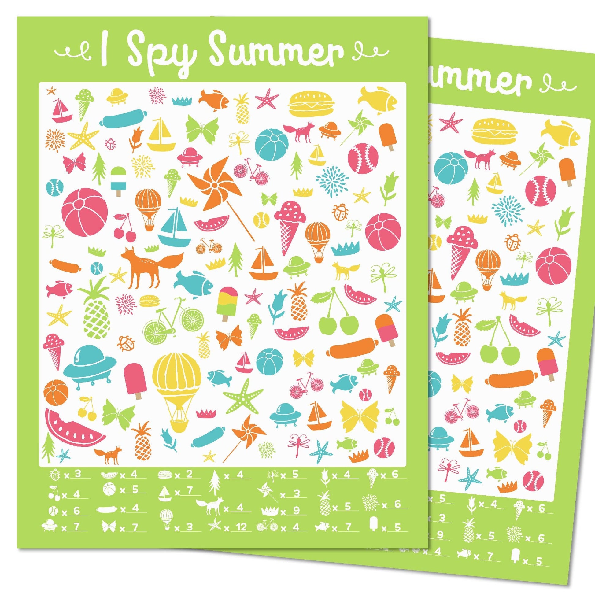 The Happy Kid Summer Fun Bundle | Summer Printable Games & Activities to Keep Your Kids Busy and Happy!