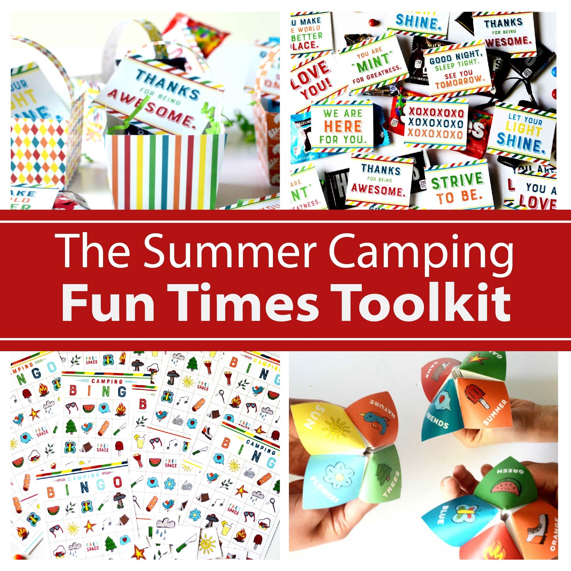 The Happy Kid Summer Fun Bundle | Summer Printable Games & Activities to Keep Your Kids Busy and Happy!