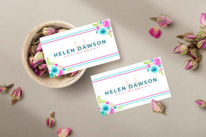 Forever Summer Watercolor Floral Design Clip Art