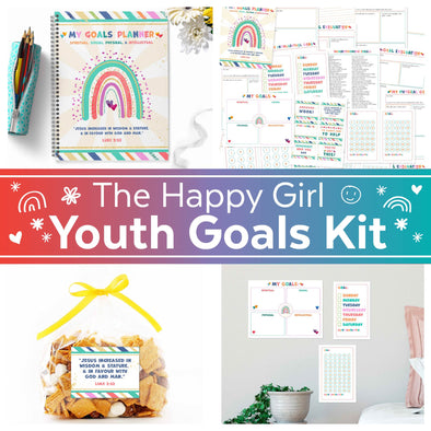 The Happy Girl Youth Goals Kit for Latter-day Saint (LDS) Youth