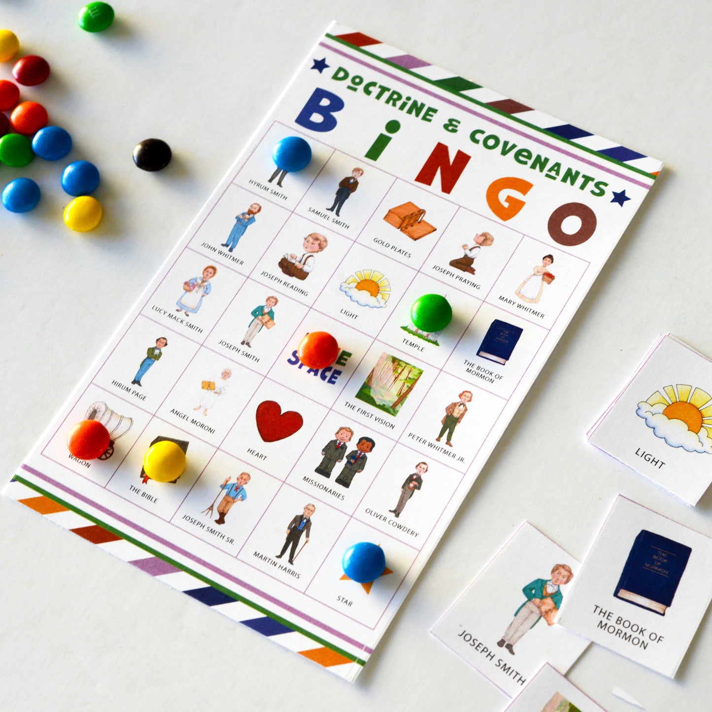 Doctrine And Covenants BINGO Printable Game | LDS Game for Kids