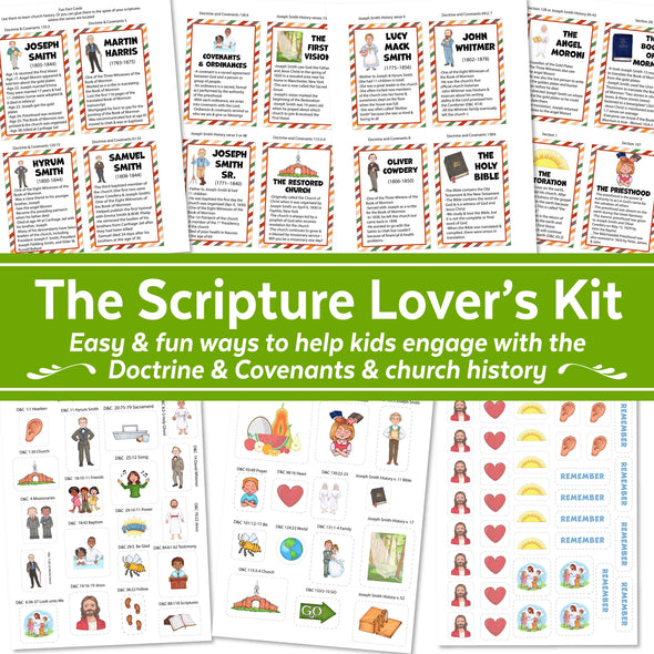The Scripture Lover's Kit for Doctrine and Covenants | LDS Stickers ...