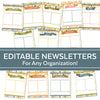 Editable Newsletters for Primary | Editable Blank Newsletters
