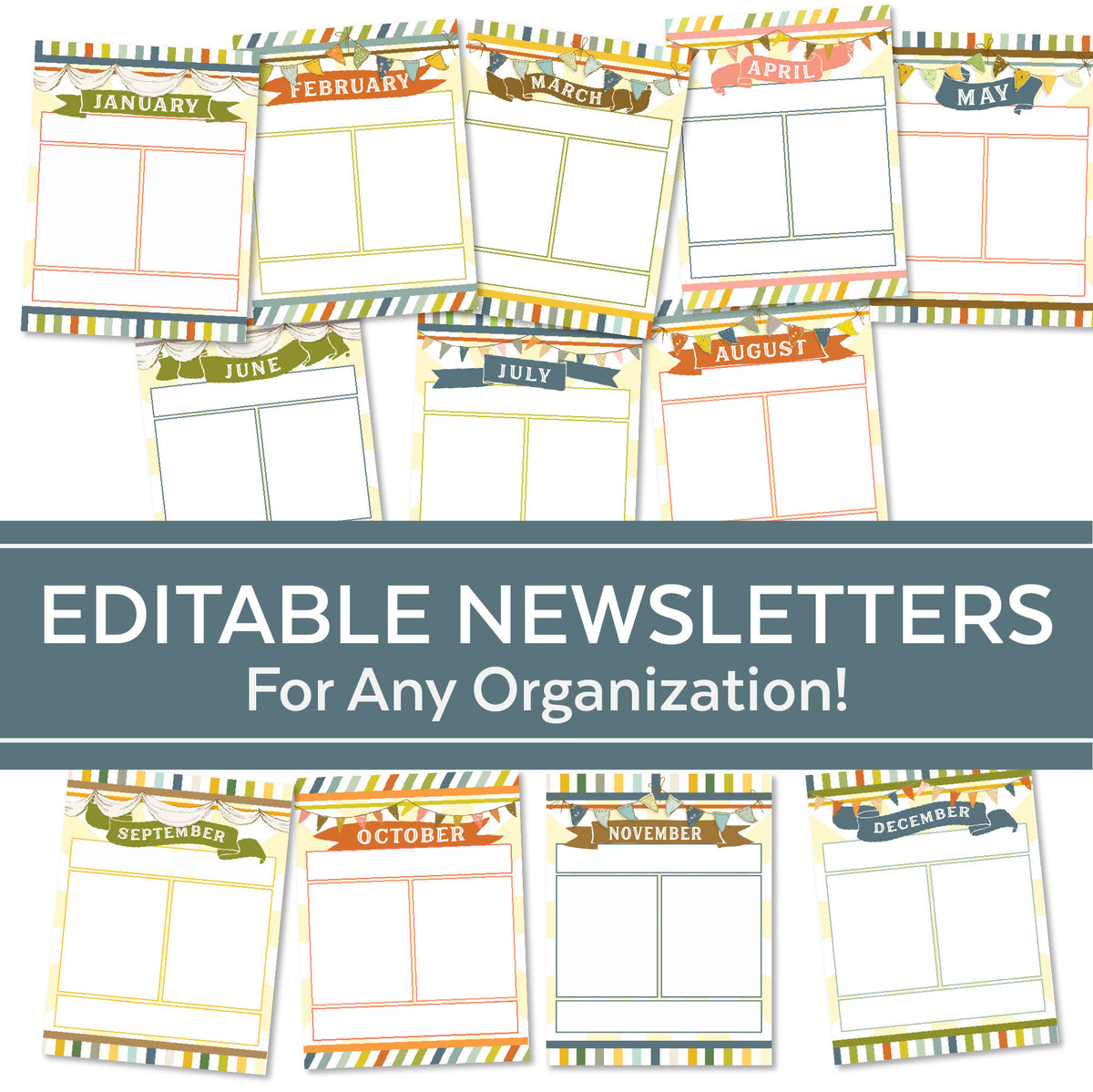 Editable Newsletters for Primary | Editable Blank Newsletters ...
