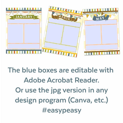 Editable Newsletters for Primary | Editable Blank Newsletters