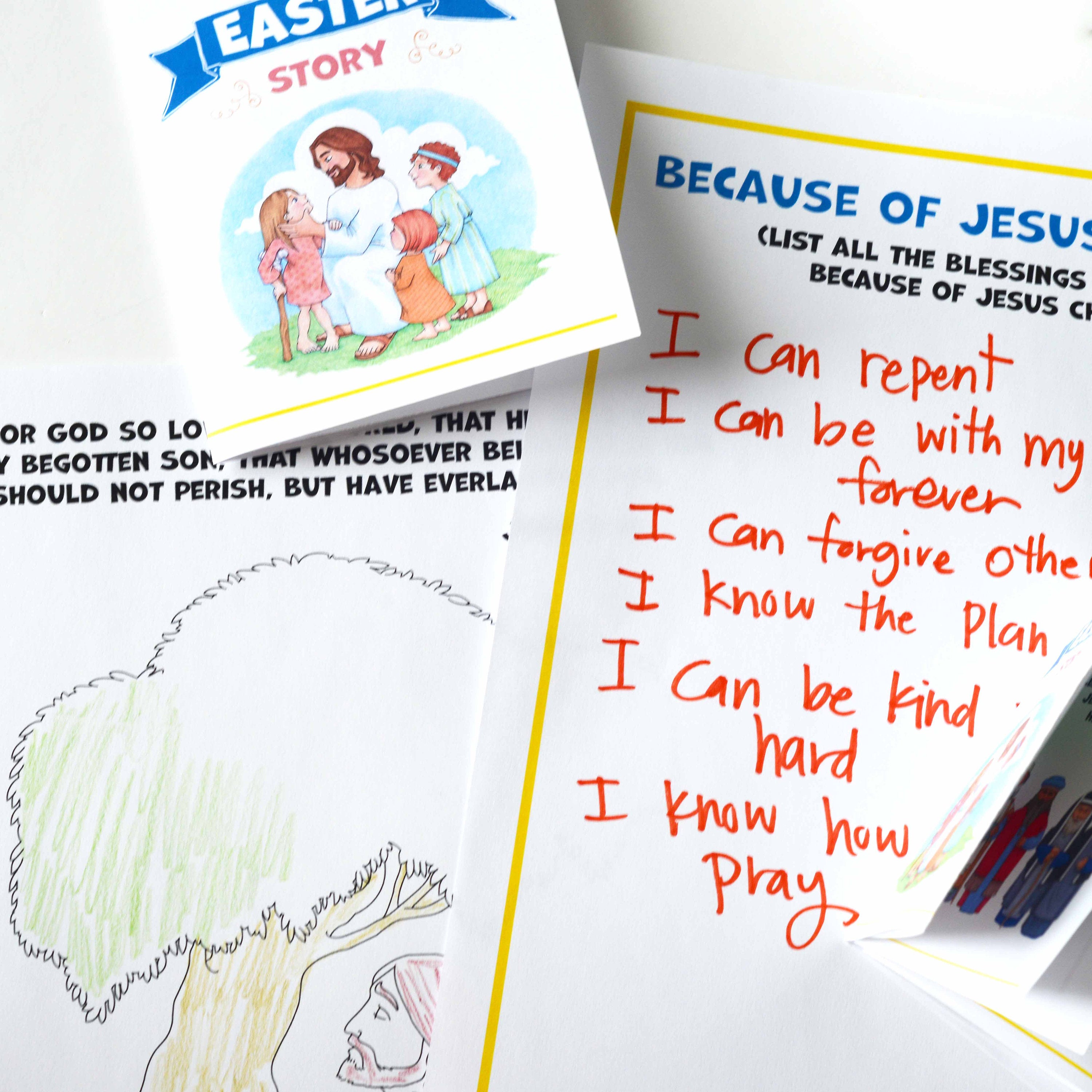 The Easter Story Scripture Printable Kit Ministering Printables